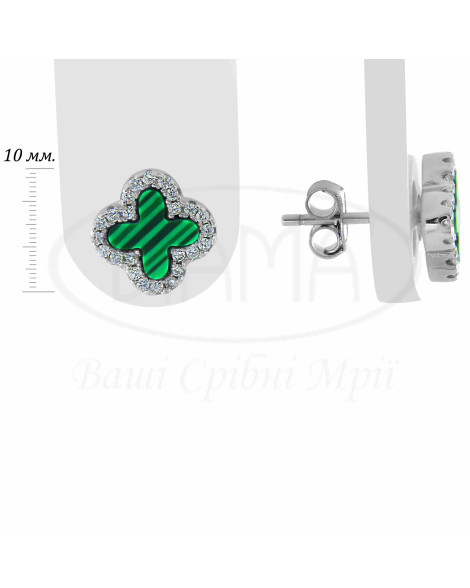 Сережки срібні 