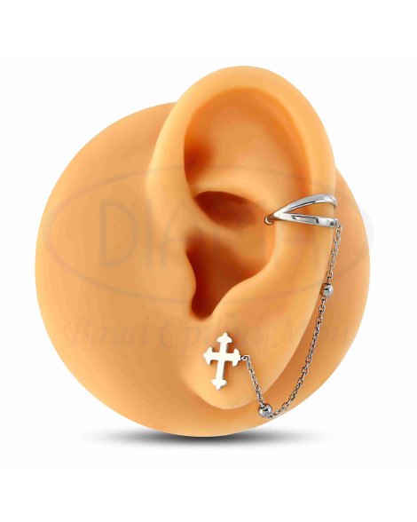 Сережка срібна 