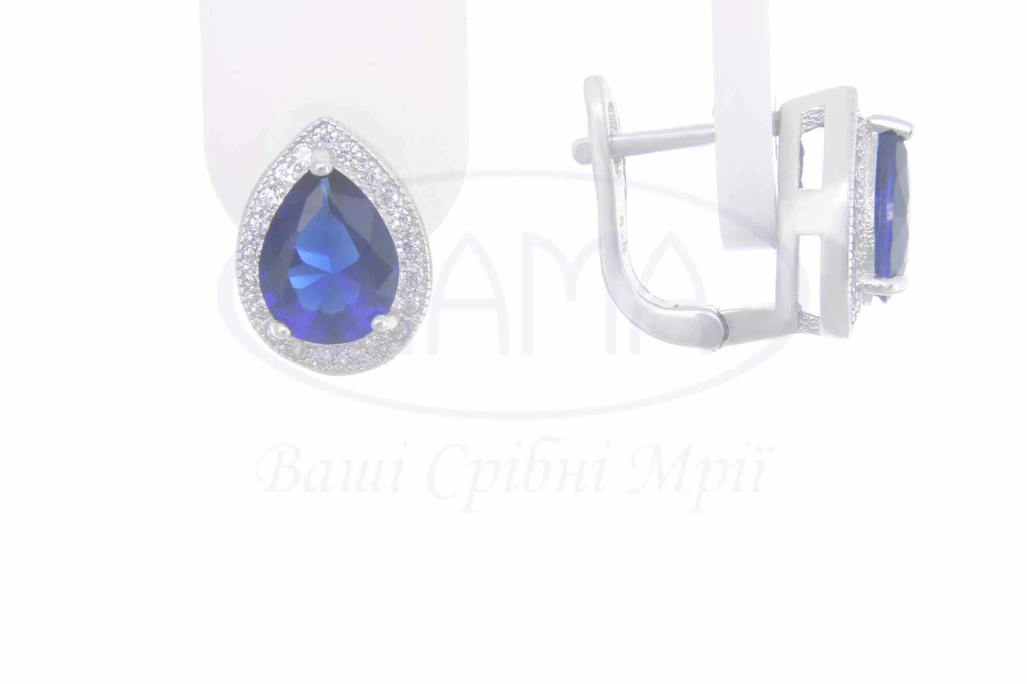 Сережки срібні