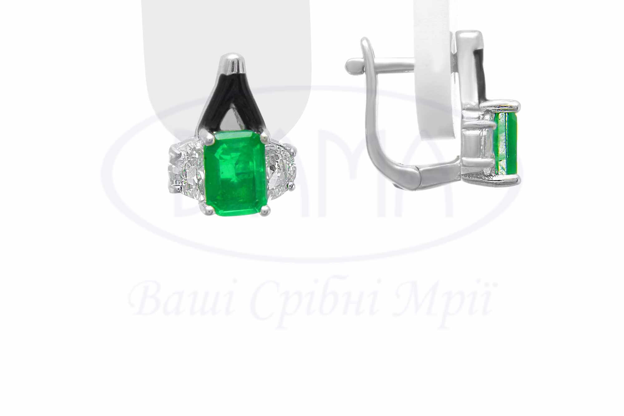 Сережки зелені