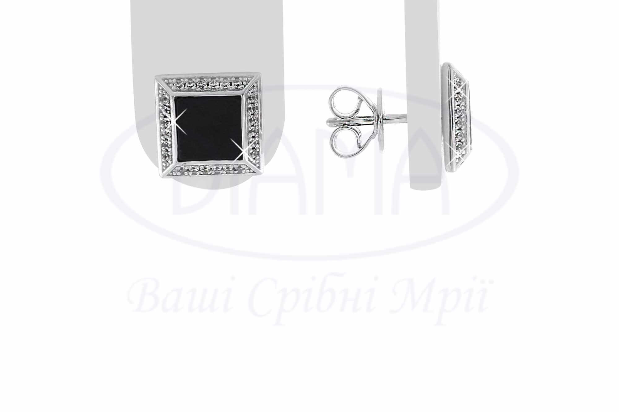 Сережки срібні