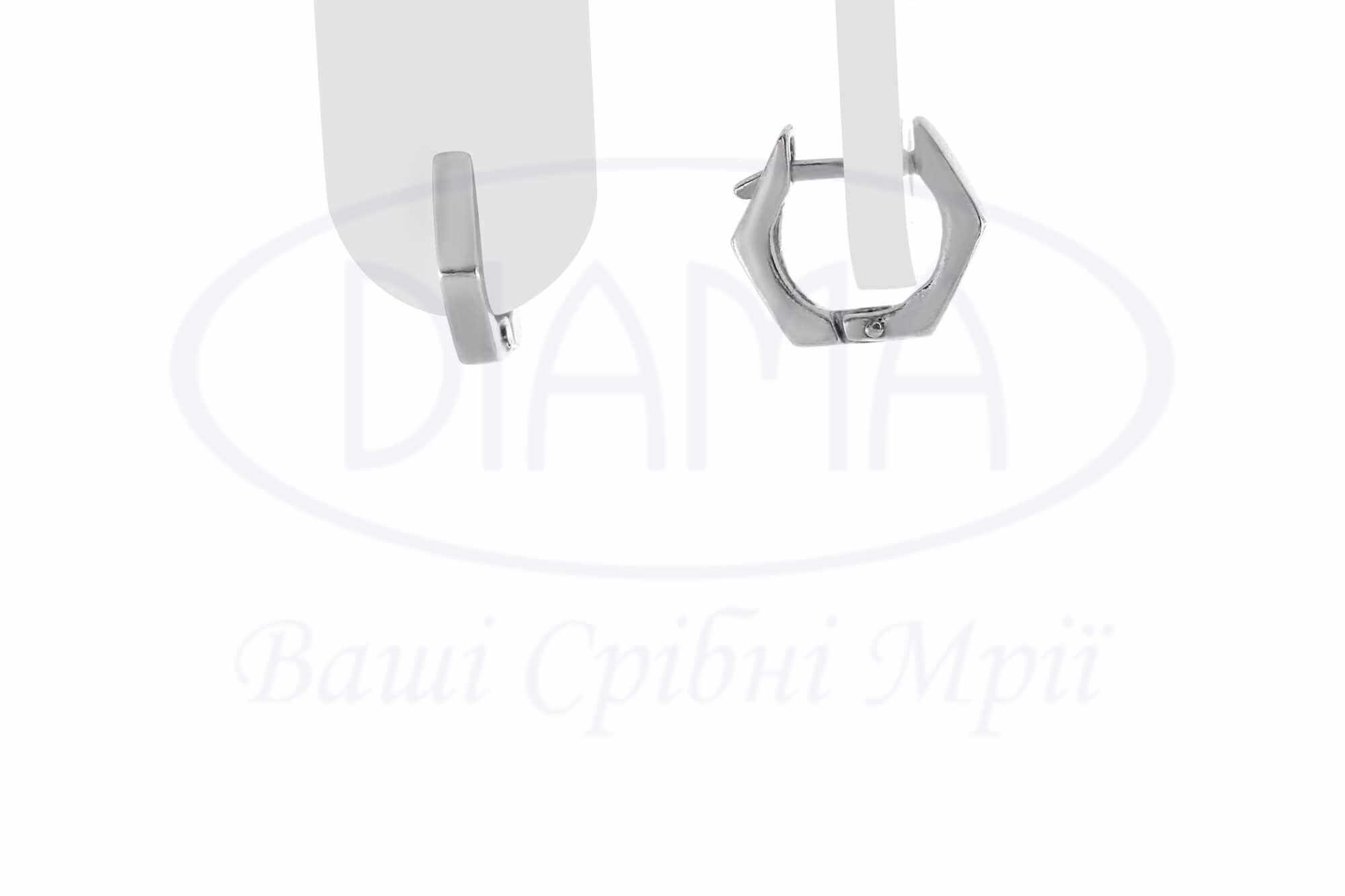 Срібні сережки