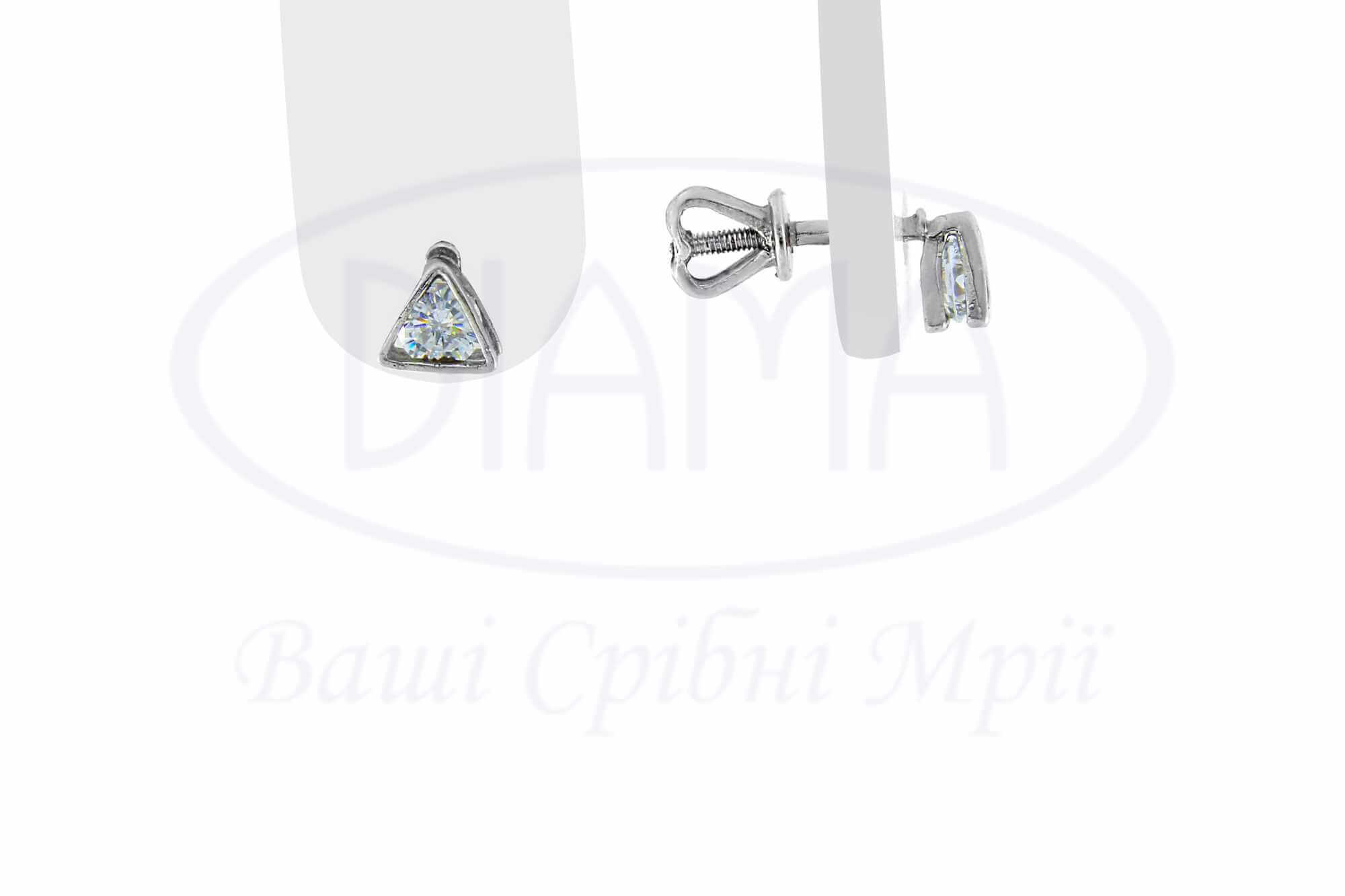 Срібні сережки