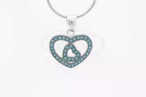 Срібна підвіска з Бірюзою