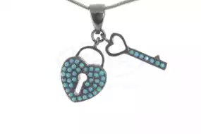 Підвіска срібна з Бірюзою