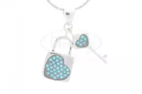 Підвіска срібна з Бірюзою