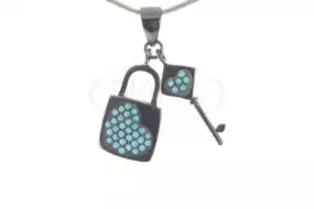 Підвіска срібна з Бірюзою