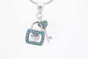 Підвіска срібна з Бірюзою