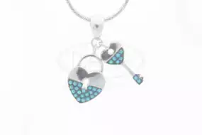 Підвіска срібна з Бірюзою