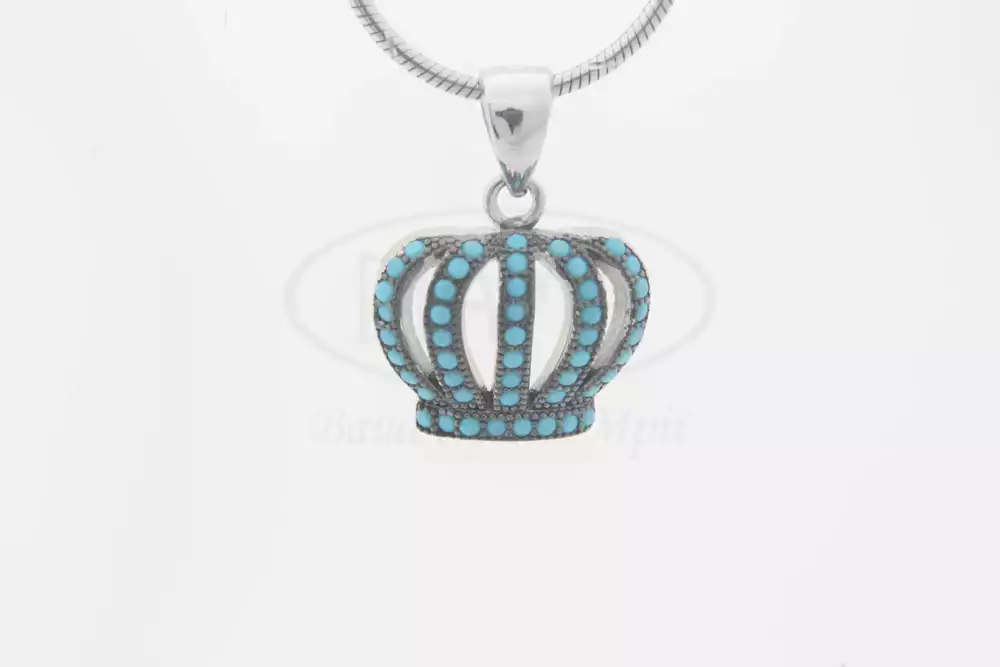 Підвіска срібна з Бірюзою фото 1