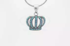 Підвіска срібна з Бірюзою