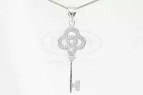 Сріюна підвіска ключик з Цирконом