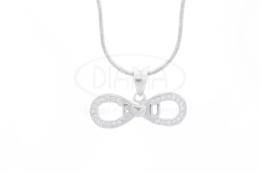 Срібна підвіска з Цирконом фото 1