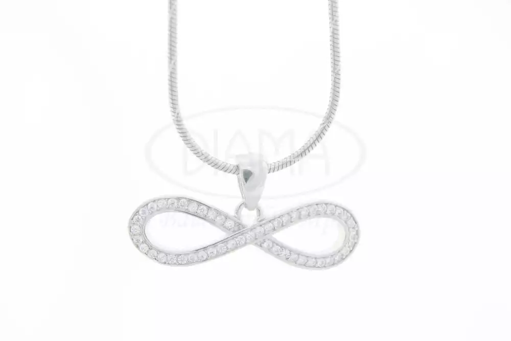 Срібна підвіска з Цирконом фото 1