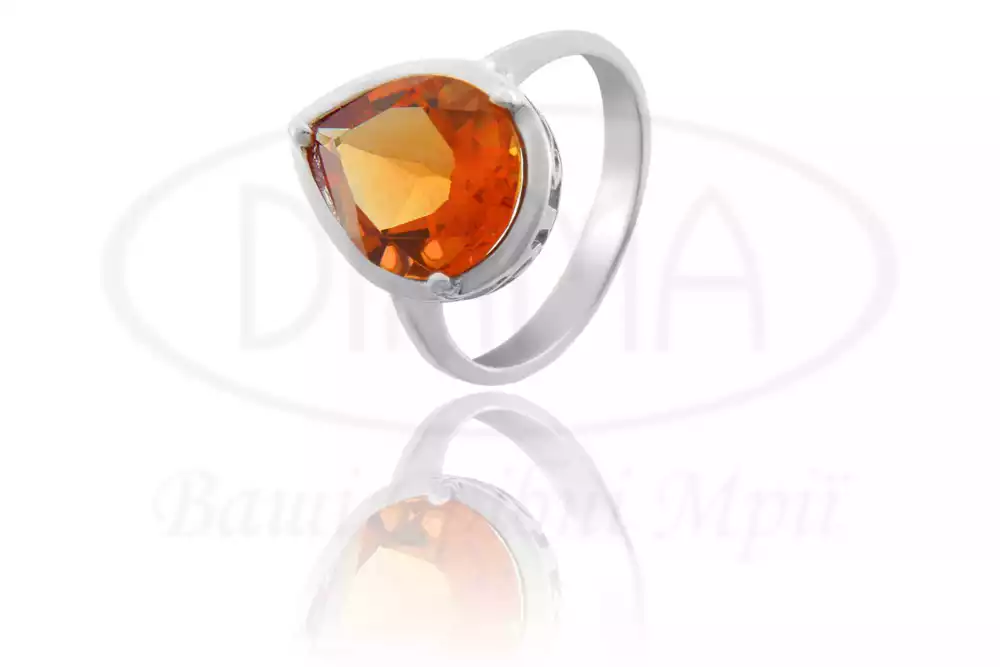 Срібна каблучка з Султанітом фото 1