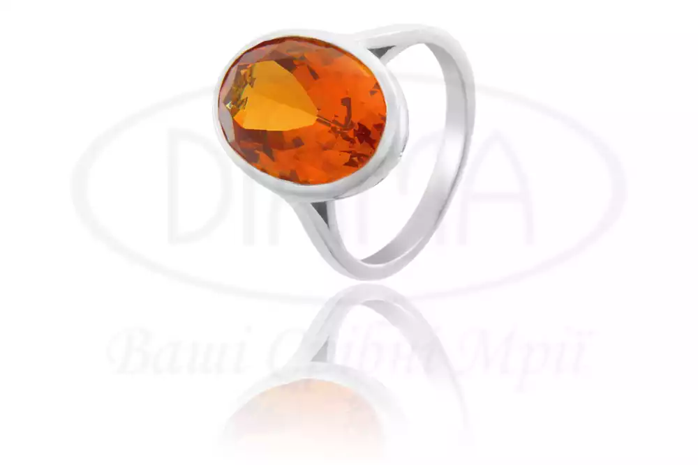 Срібна каблучка з Султанітом фото 1