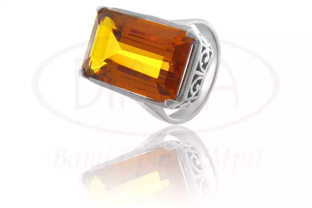 Срібна каблучка з Султанітом фото 1