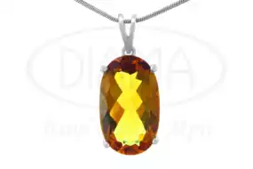 Срібна підвіска з Султанітом