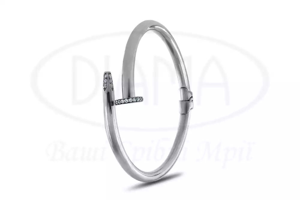 Браслет срібний "Цвях" фото 1