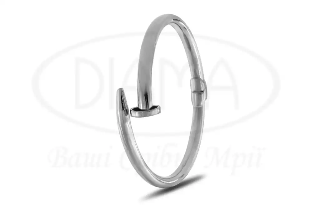 Срібний браслет "Цвях" фото 1