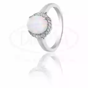 Каблучка срібна з Опалом