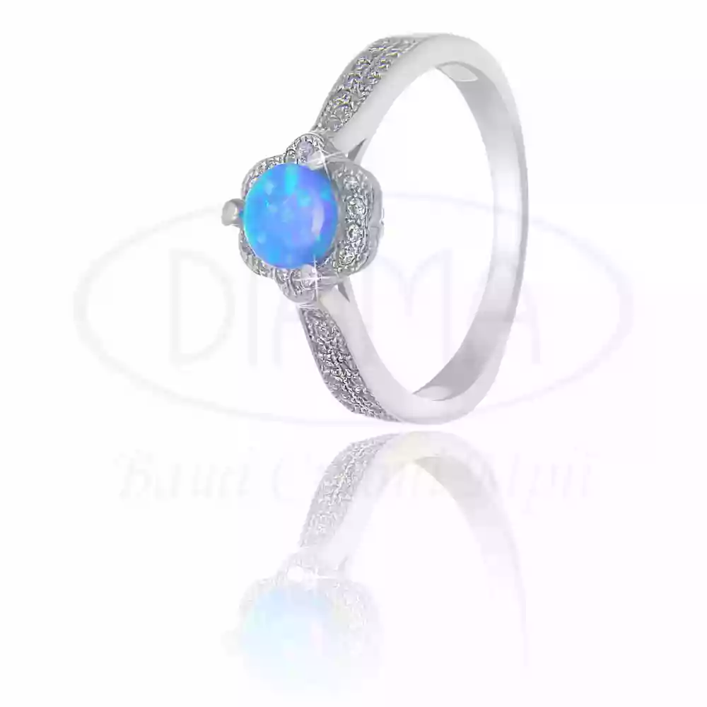 Срібна каблучка з Опалом фото 1