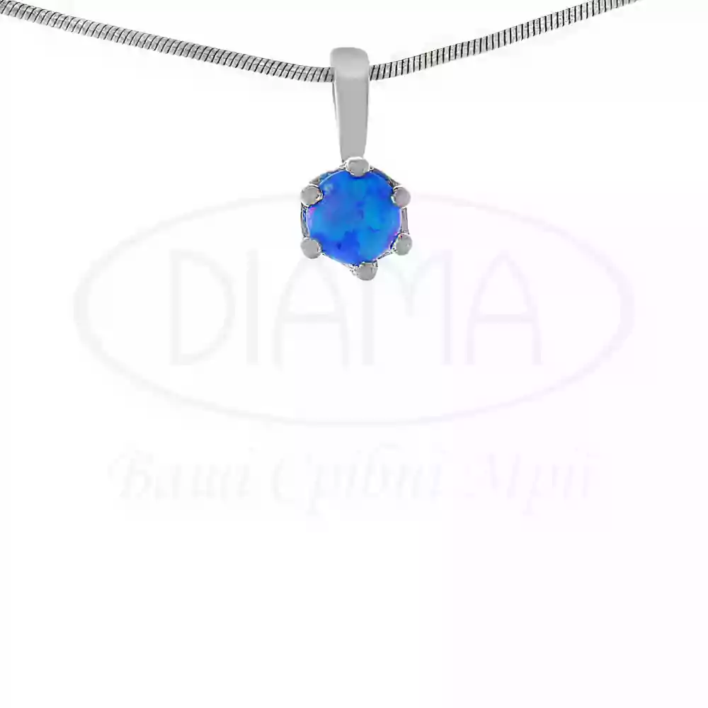 Срібна підвіска з Опалом фото 1