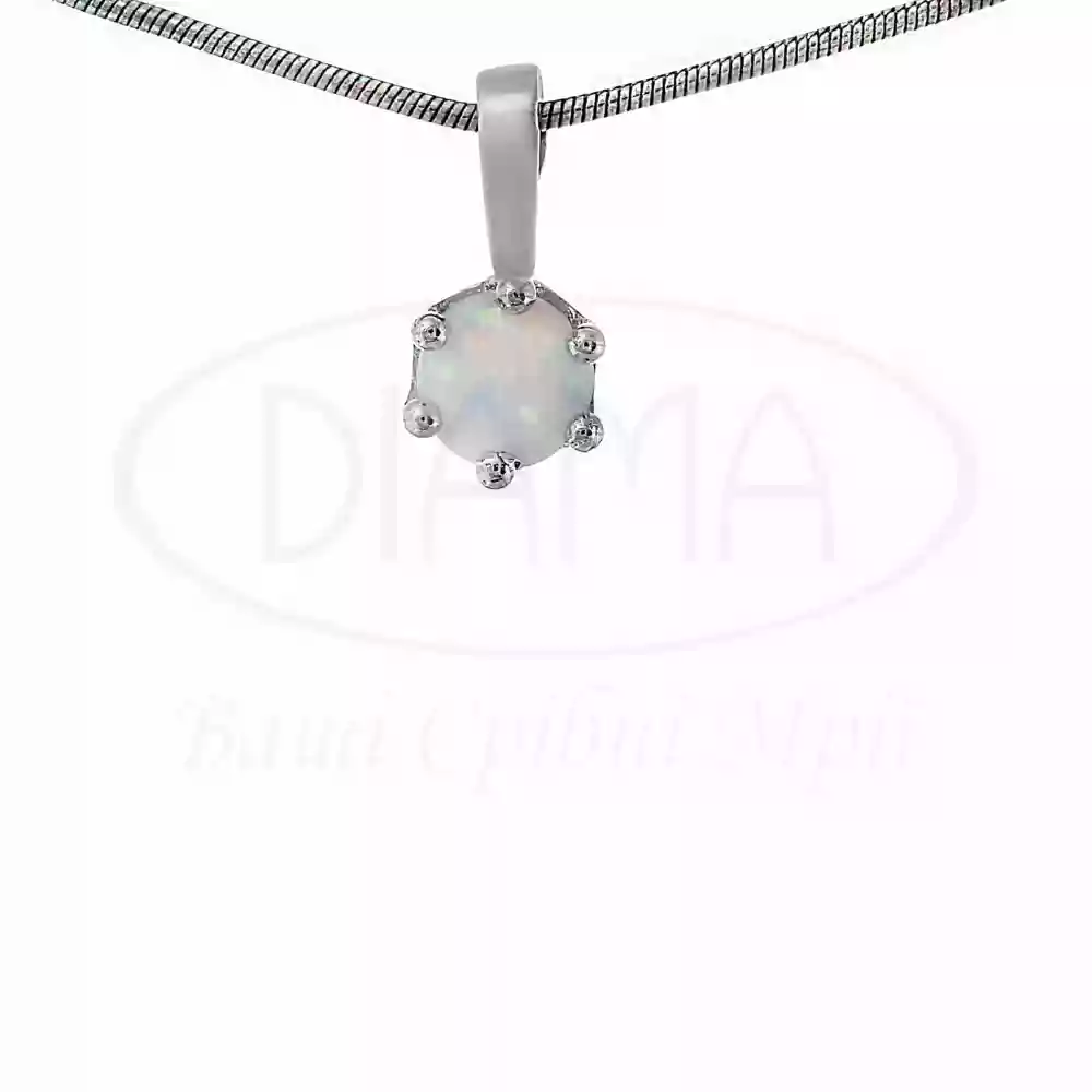 Срібна підвіска з Опалом фото 1