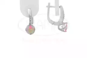 Сережки срібні з Опалом