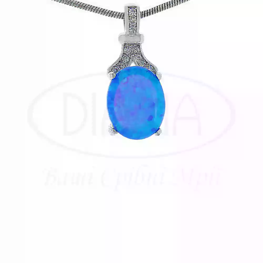 Срібна підвіска з Опалом фото 1