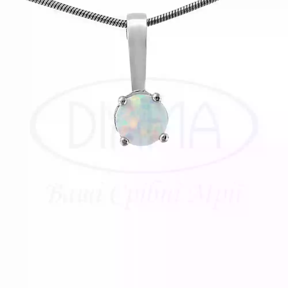 Срібна підвіска з Опалом фото 1