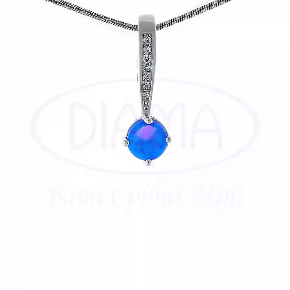 Срібна підвіска з Опалом фото 1