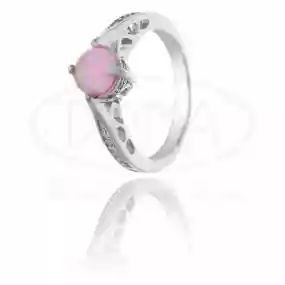 Срібна каблучка з Опалом