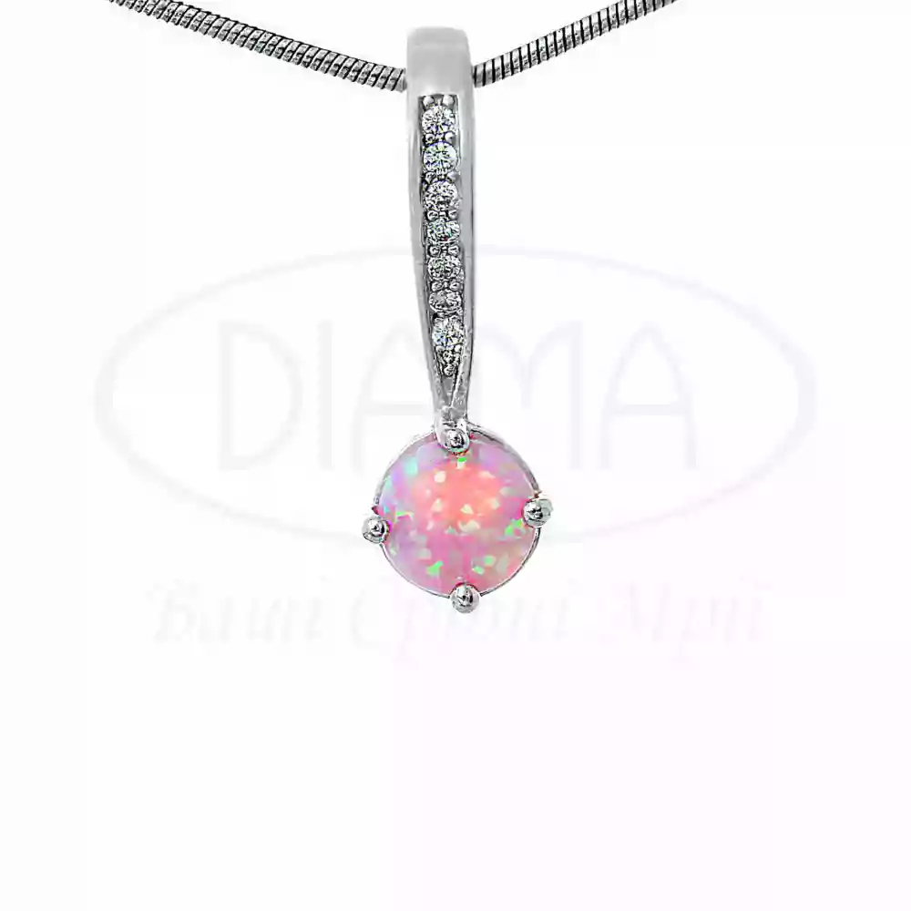 Срібна підвіска з Опалом фото 1