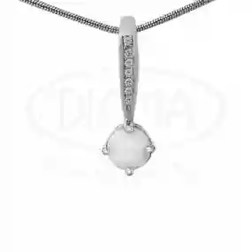 Срібна підвіска з Опалом