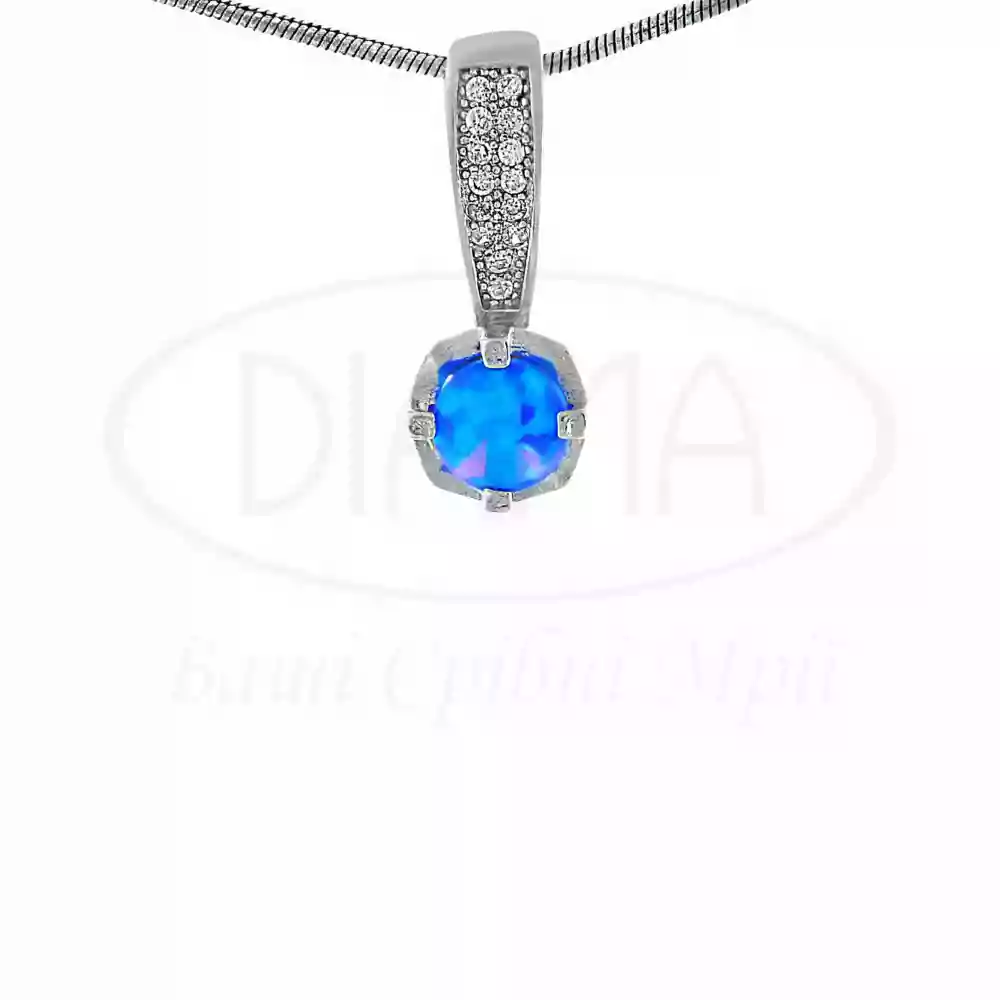 Срібна підвіска з Опалом фото 1