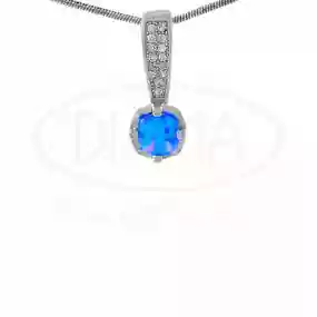 Срібна підвіска з Опалом