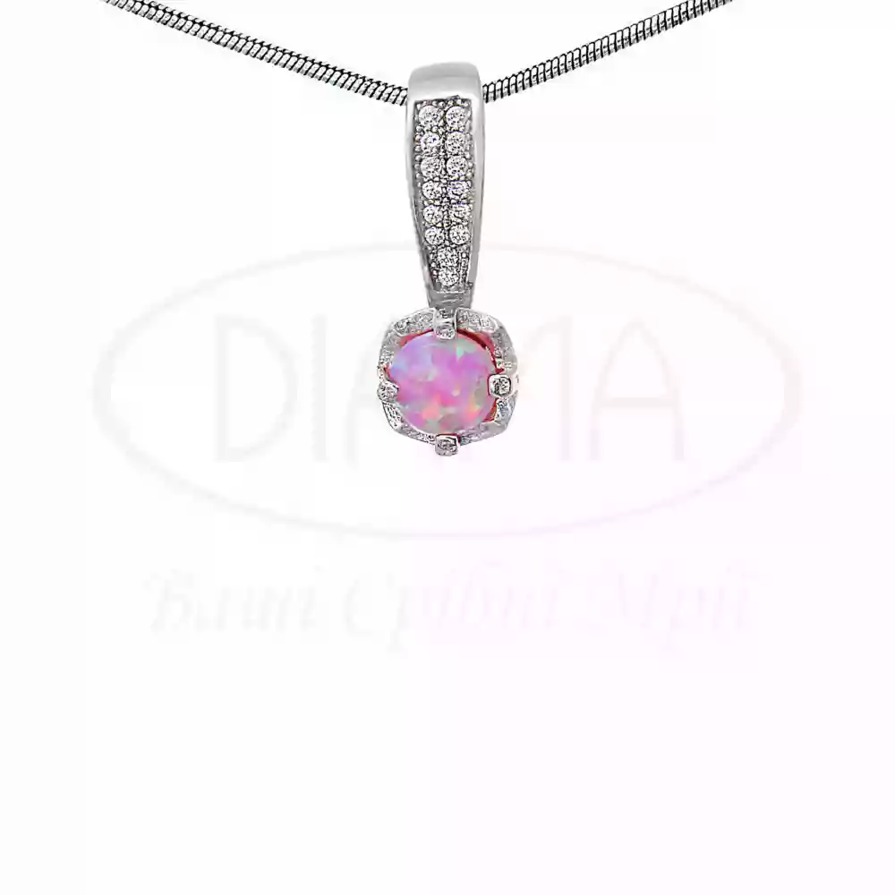 Срібна підвіска з Опалом фото 1