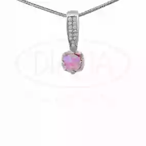 Срібна підвіска з Опалом