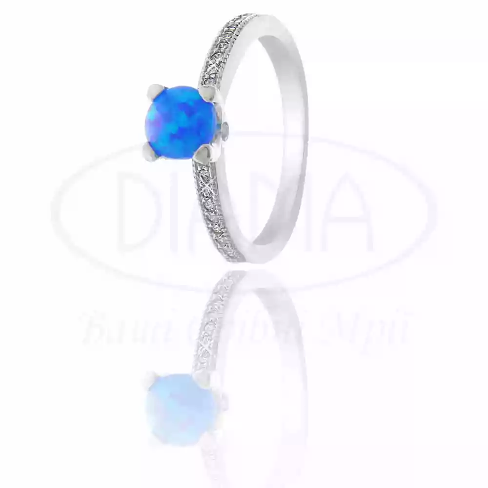 Каблучка срібна з Опалом фото 1