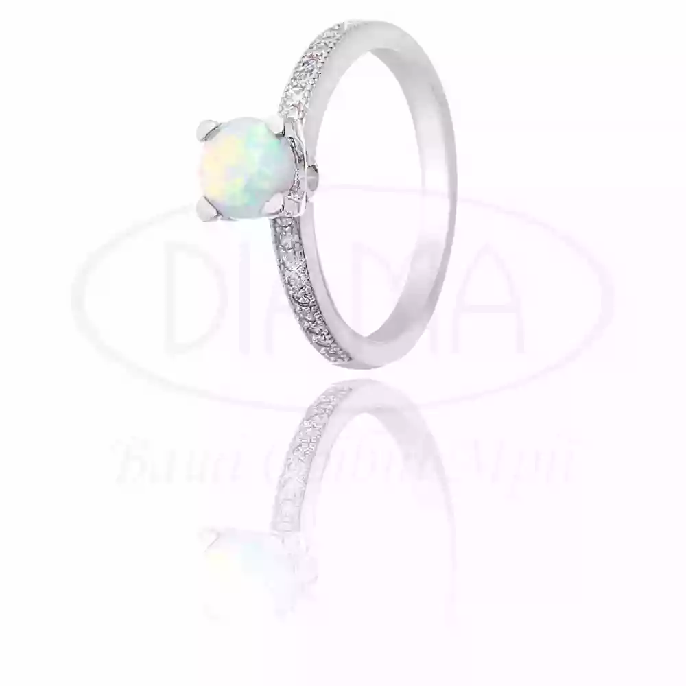 Каблучка срібна з Опалом фото 1