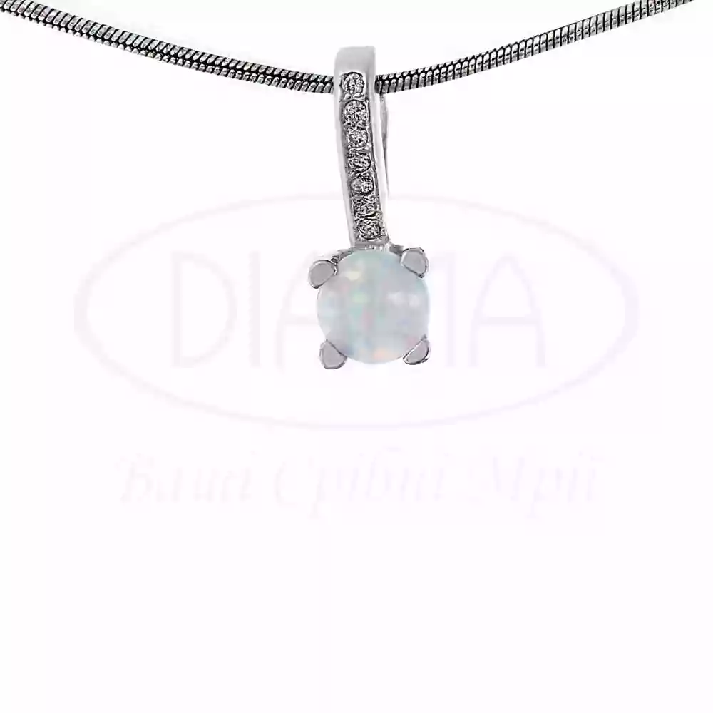 Підвіска срібна з Опалом фото 1