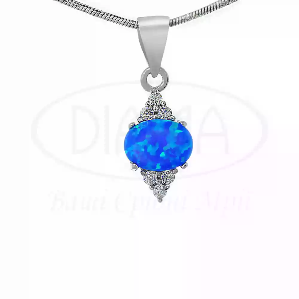 Срібна підвіска з Опалом фото 1