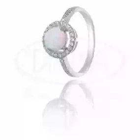 Срібна каблучка з Опалом