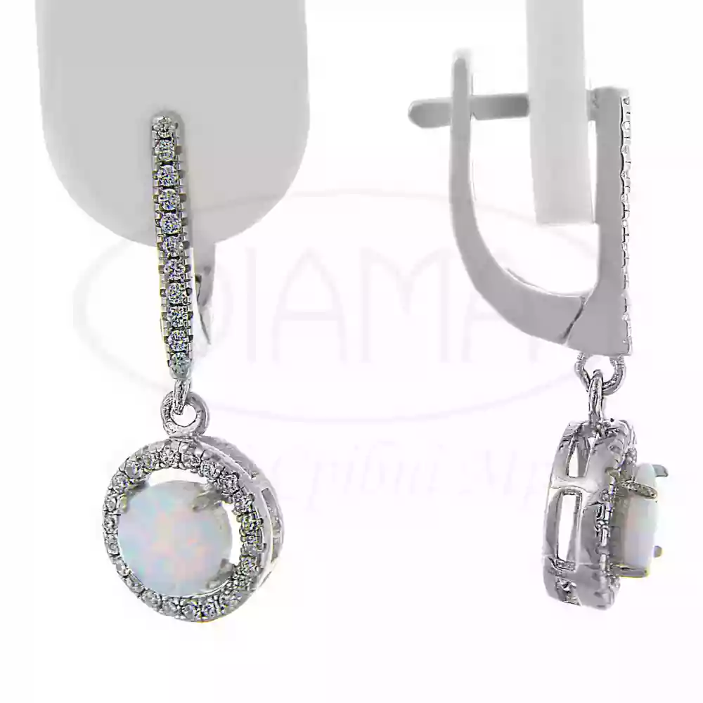 Срібні сережки з Опалом фото 1