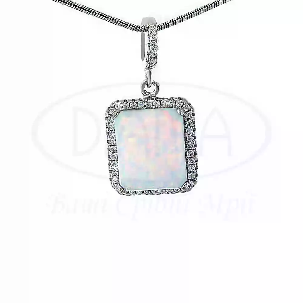 Срібна підвіска з Опалом фото 1