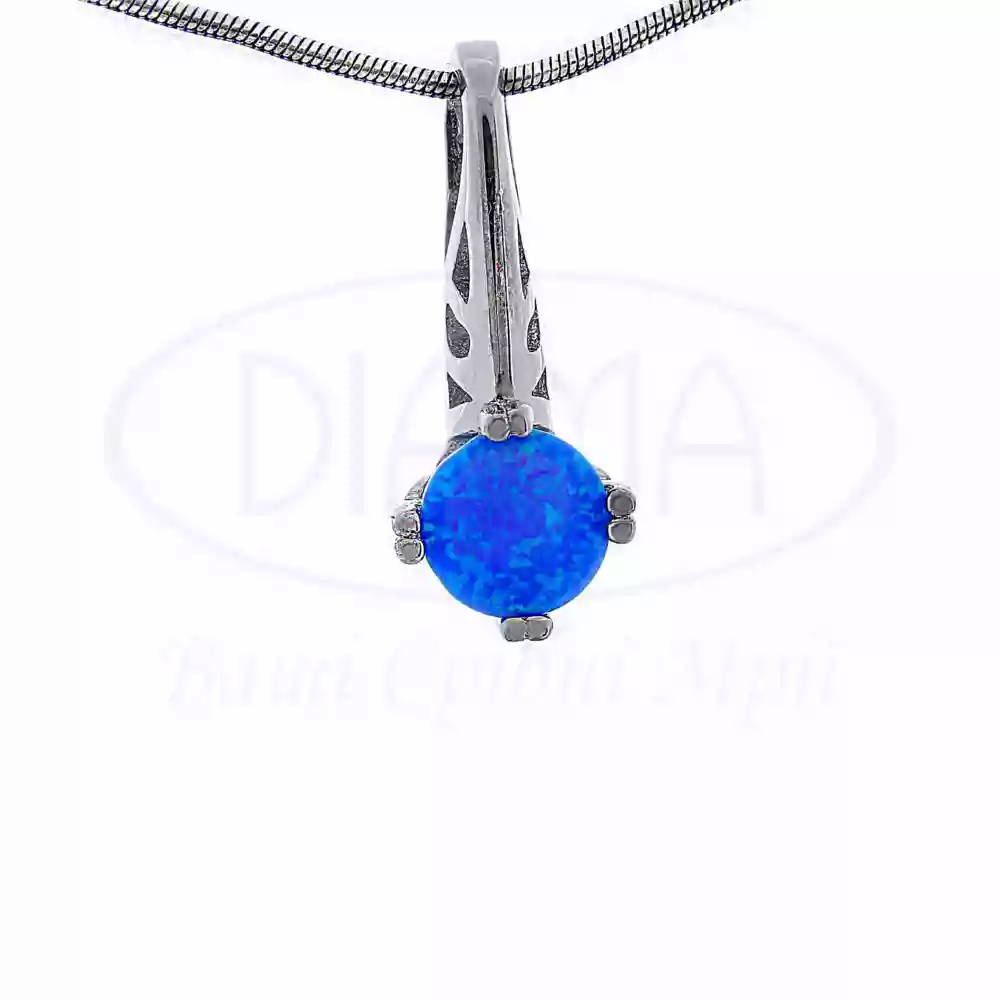 Срібна підвіска з Опалом фото 1