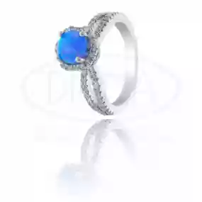 Каблучка срібна з Опалом