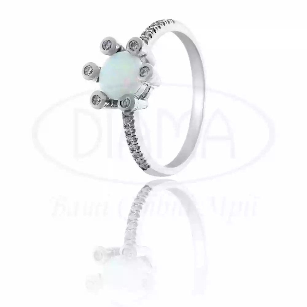 Каблучка срібна з Опалом фото 1