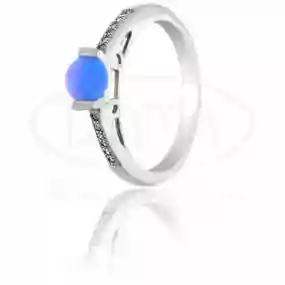 Срібна каблучка з Опалом